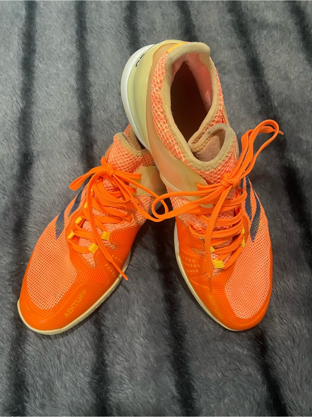 Women’s Lightweight Orange Athletic Sneakers
